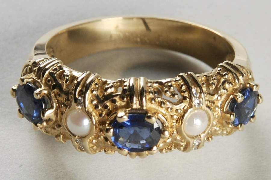 Franklin Mint Jewelry Gold Ring - Boxed by Franklin Mint-1