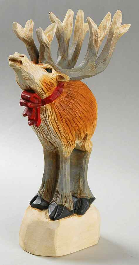 Christmas Figurines Reindeer-Large - No Box by Frykman-1