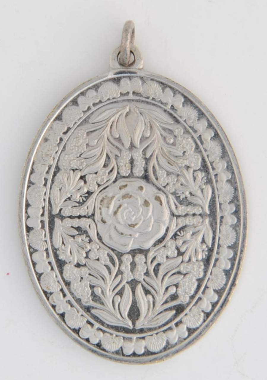 Franklin Mint Sterling Jewelry Pendant-Rose - Boxed by Franklin Mint-1