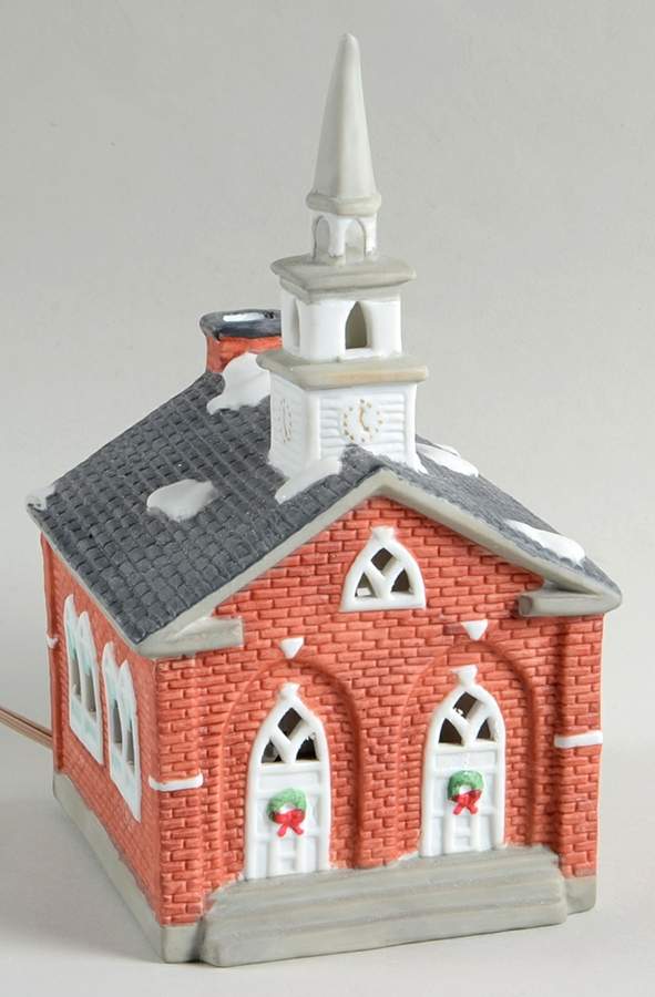 Pleasantville 1893 Presbyterian Church - No Box by Flambro-1