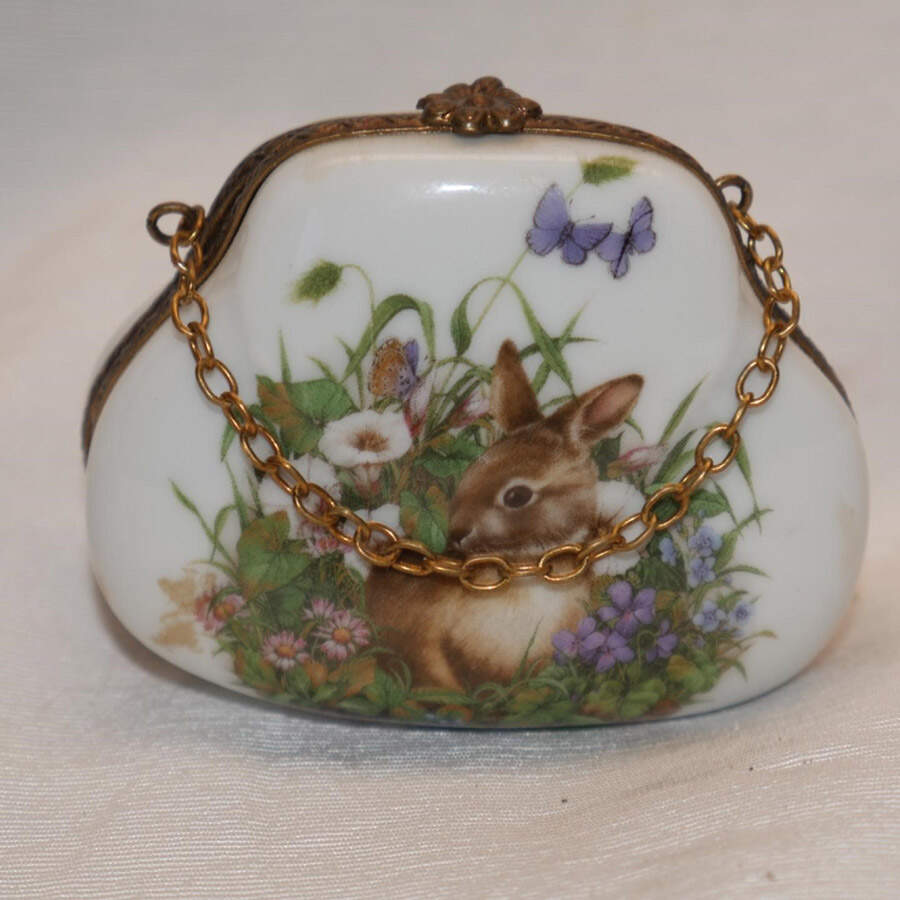 Limoges Boxes Purse - No Box by Fontanille & Marraud-1