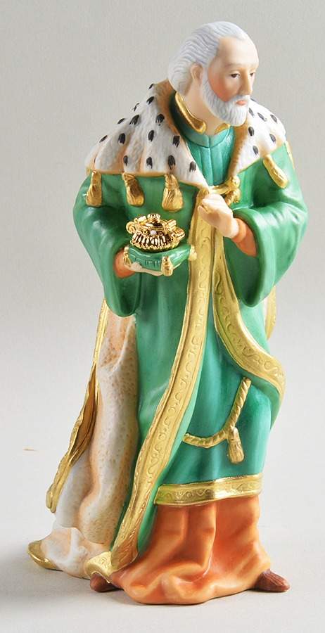 The Nativity King Melchior - Boxed by Franklin Mint-1