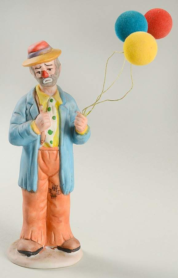 Emmett Kelly Jr-Open Edition Figurines Balloons - No Box by Flambro-1