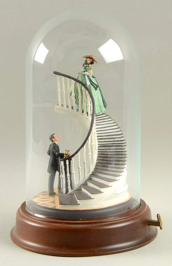 Gone with the Wind Music Box Romance At Twelve Oaks - With Box by Franklin Mint-1