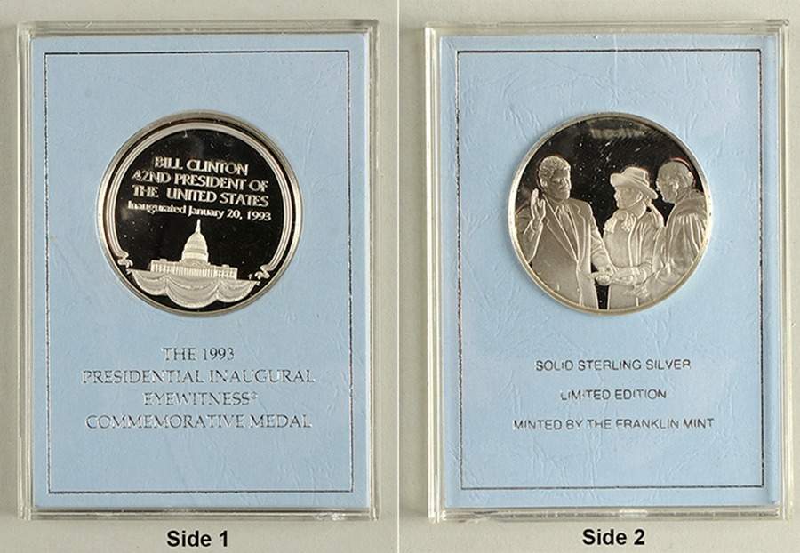 Presidential Inaugural Eyewitness Bill Clinton - Boxed by Franklin Mint-1