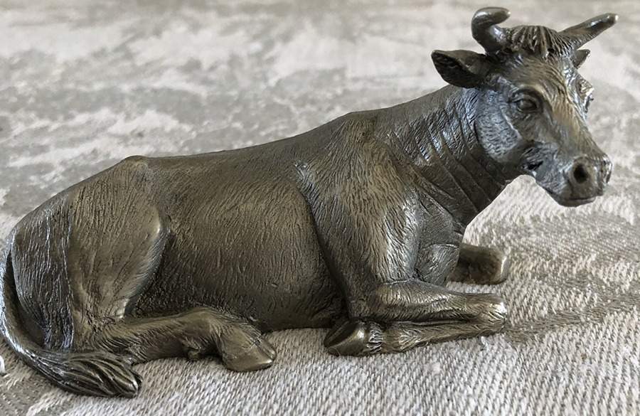 A Child Is Born Nativity Cow - Boxed by Fort, Inc.-1