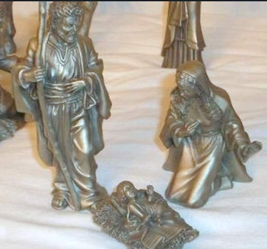 A Child Is Born Nativity Holy Family - With Box by Fort, Inc.-1