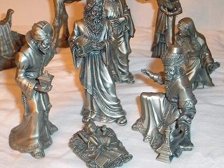 A Child Is Born Nativity 3 Wiseman - Boxed by Fort, Inc.-1