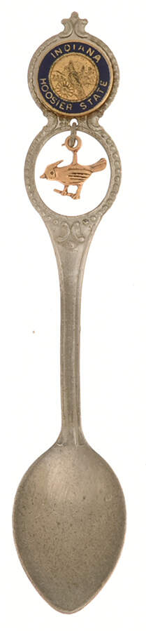 States, Cities & Collector Spoons Indiana, Hoosier State - No Box by Fort, Inc.-1