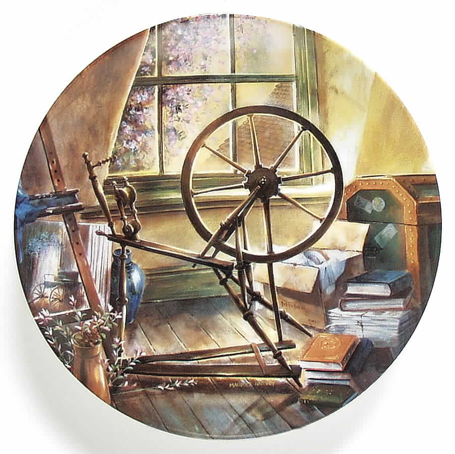 Country Nostalgia The Antique Spinning Wheel - Boxed by WS George-1