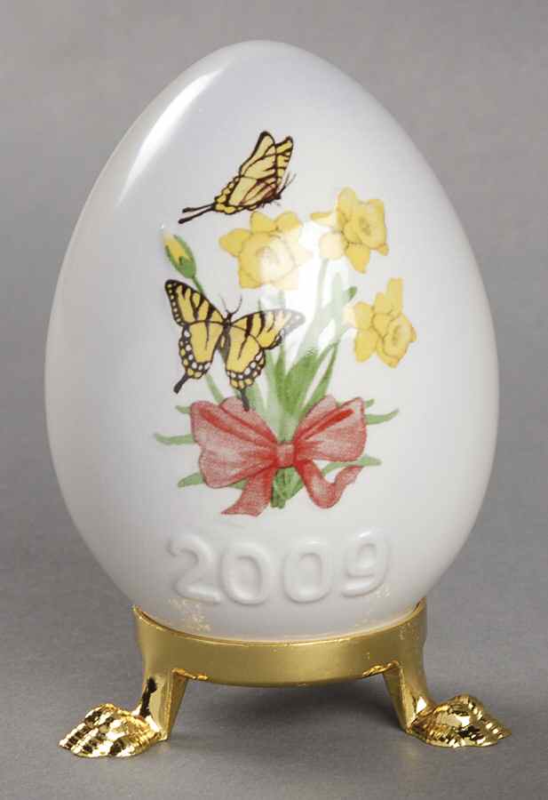 Goebel Easter Egg Butterflies & Daffodils - Boxed by Goebel-1