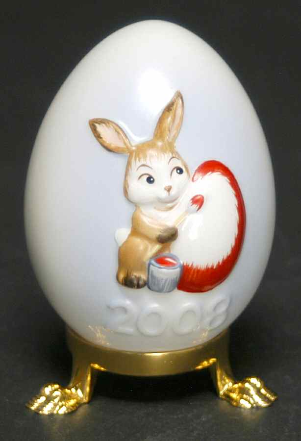 Goebel Easter Egg Painting Bunny - Boxed by Goebel-1