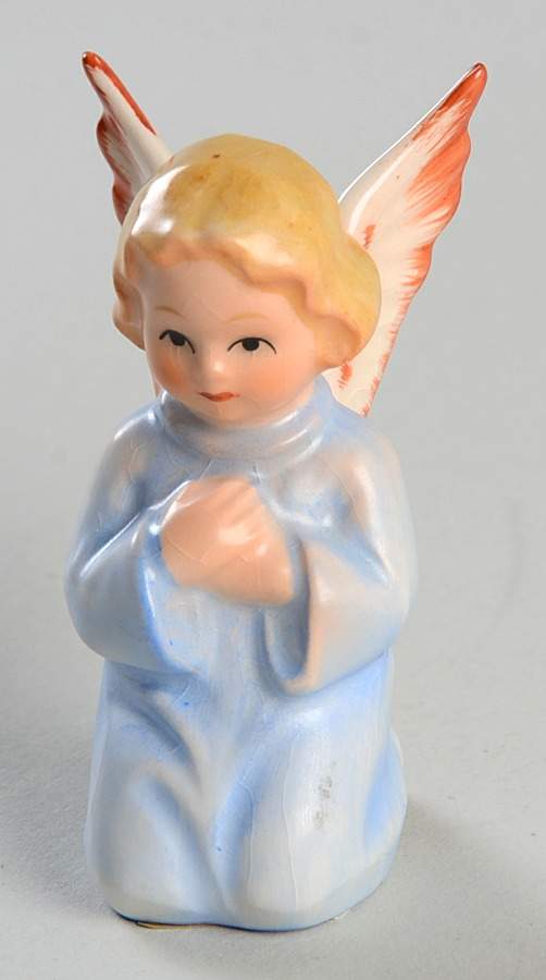 Goebel Figurines Angel-Kneeling-Blue - No Box by Goebel-1