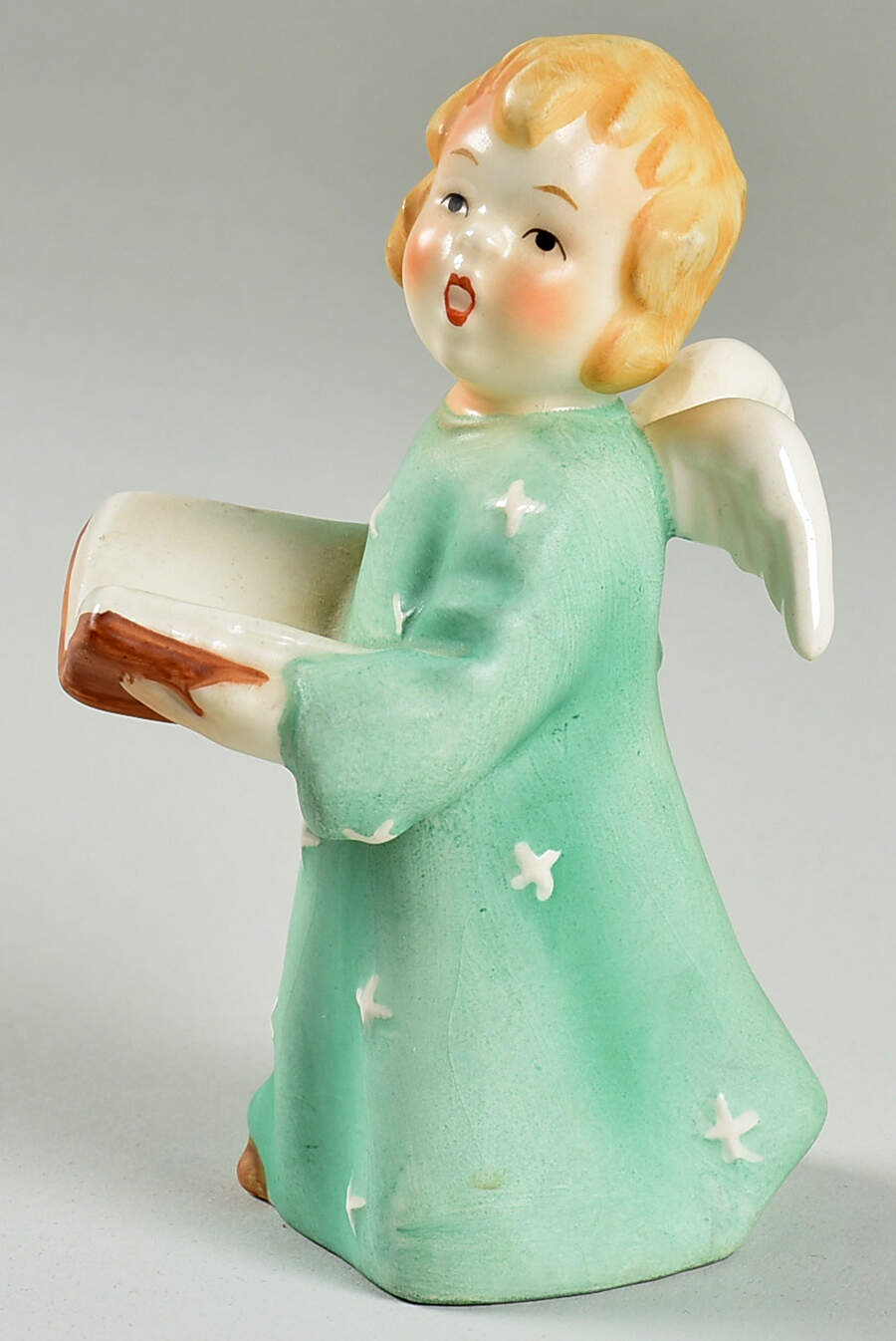 Goebel Figurines Angel With Book Green - Boxed by Goebel-1