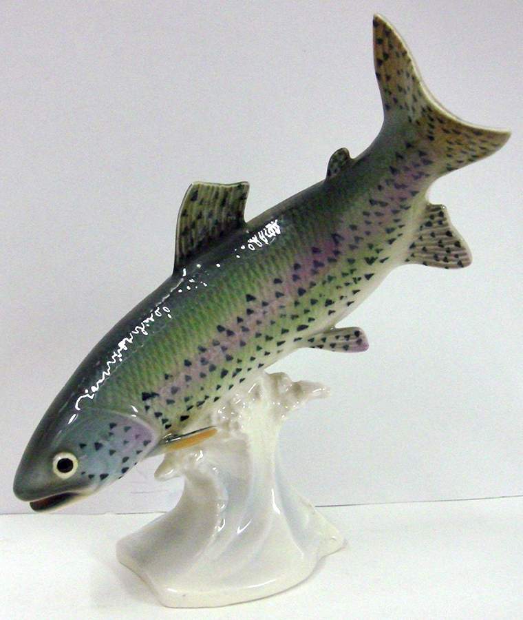 Animals-Figurines Trout - Boxed by Goebel-1