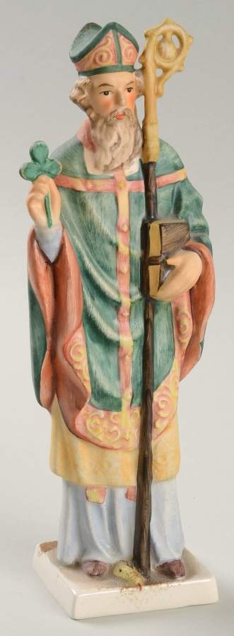 Holy Figurines (Hf Mark) St Patrick - Boxed by Goebel-1