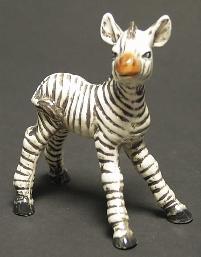 Animals-Figurines Young Zebra - No Box by Goebel-1