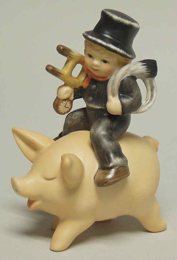 Goebel Figurines Lucky Rider - With Box 233 by Goebel-1