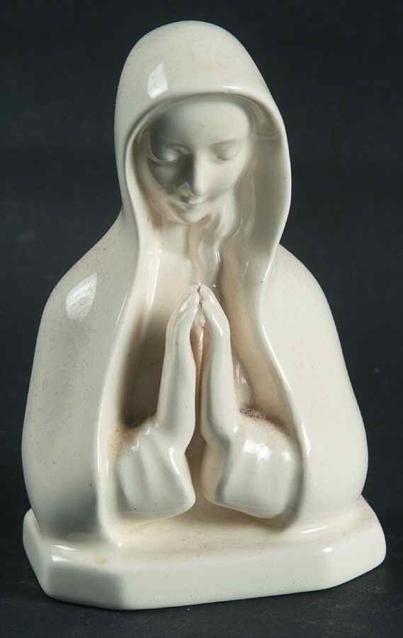 All White Figurines Madonna - No Box by Goebel-1