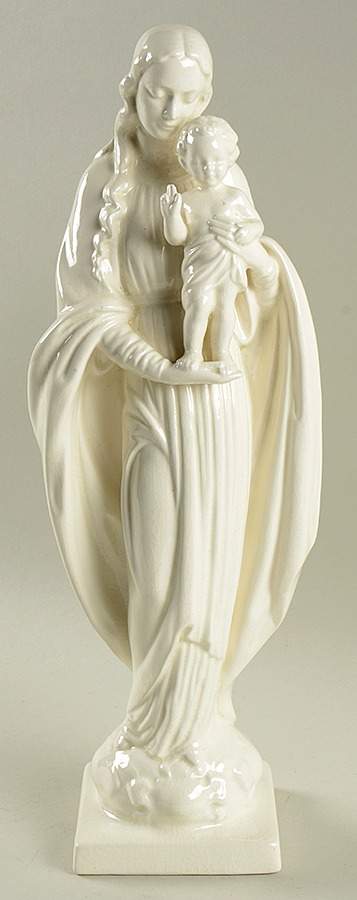 All White Figurines Madonna And Child-Glossy - Boxed by Goebel-1