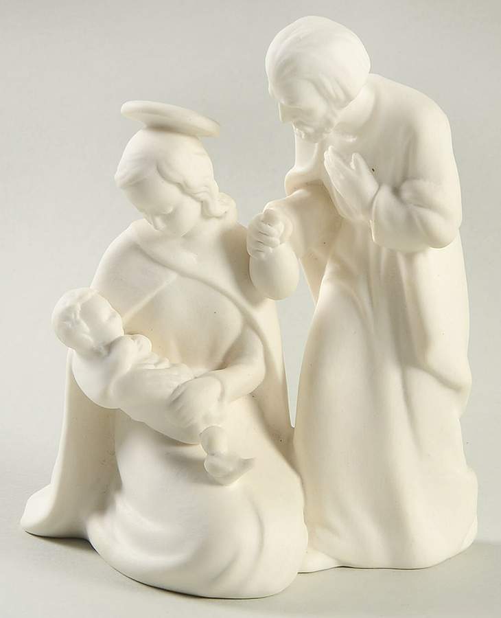 All White Figurines Holy Family-Matte - No Box by Goebel-1