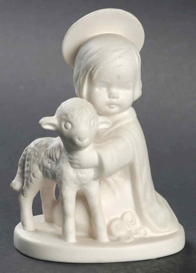 All White Figurines Watchful Angel-Matte - Boxed by Goebel-1