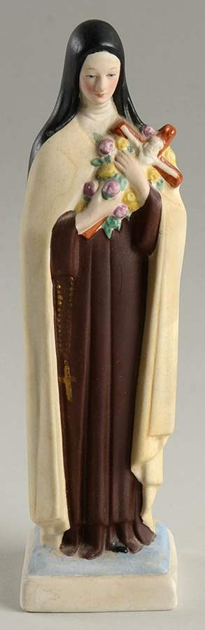 Holy Figurines (Hf Mark) St Theresa (Colored) - No Box by Goebel-1