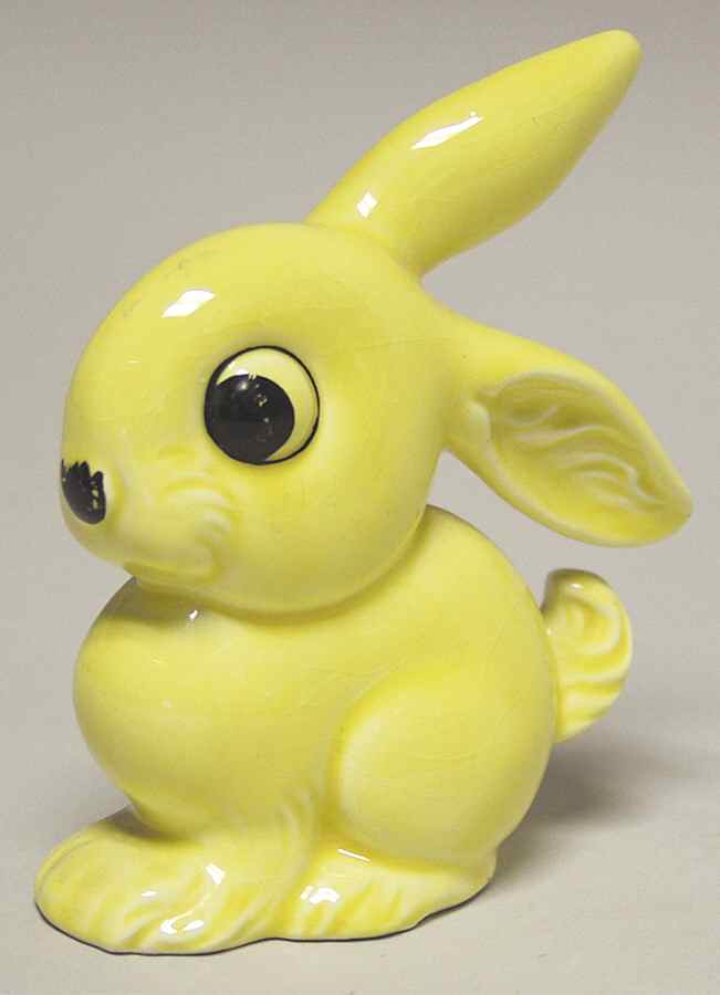 Animals-Figurines Yellow Bunny - Boxed by Goebel-1
