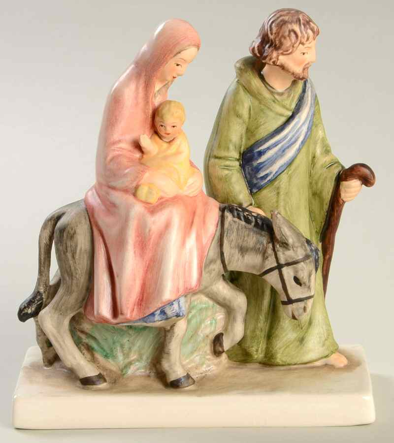 Religious Figurines (HX Mark) Flight Into Egypt - No Box by Goebel-1