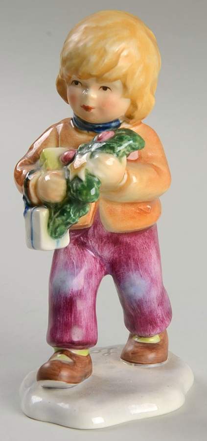 Goebel Figurines Boy With Presents - Boxed by Goebel-1