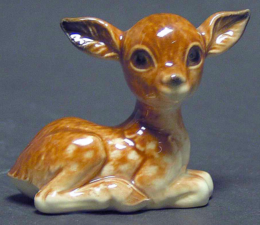 Animals-Figurines Fawn - No Box by Goebel-1
