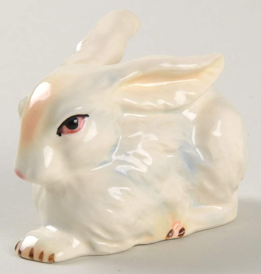 Animals-Figurines White Rabbit - No Box by Goebel-1