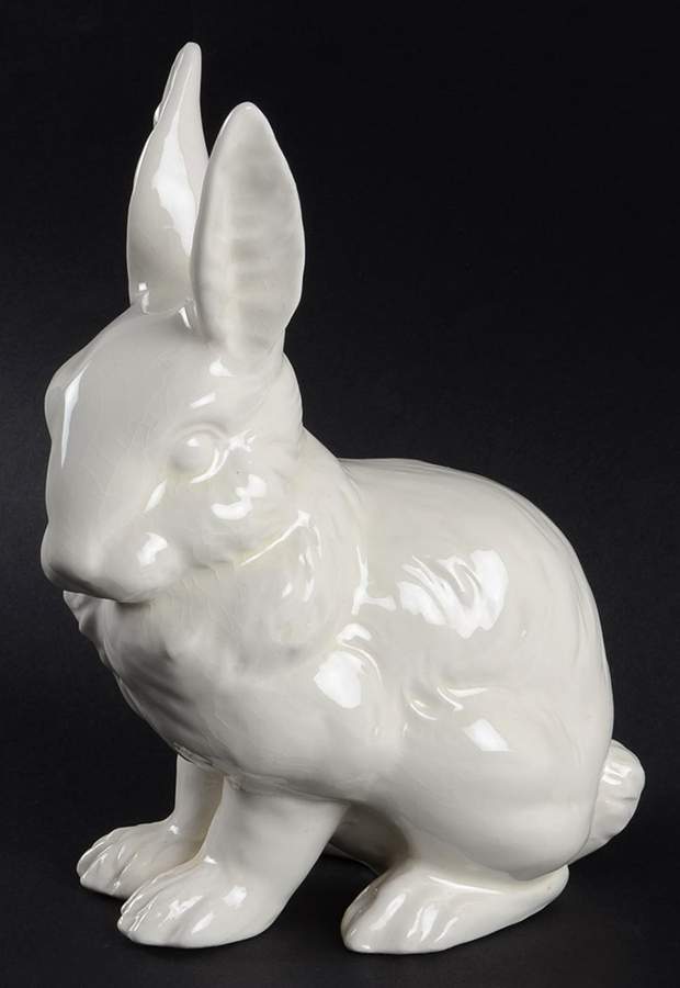 All White Figurines Rabbit-Glossy - Boxed by Goebel-1