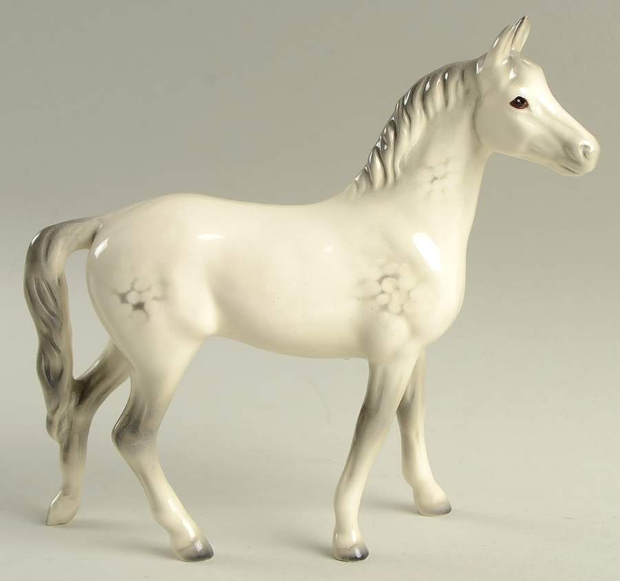 Animals-Figurines Horse-Dapple Gray - No Box by Goebel-1
