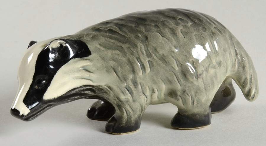 Animals-Figurines Badger - W-4" - No Box by Goebel-1