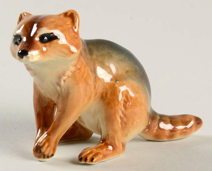 Animals-Figurines Raccoon - Boxed by Goebel-1