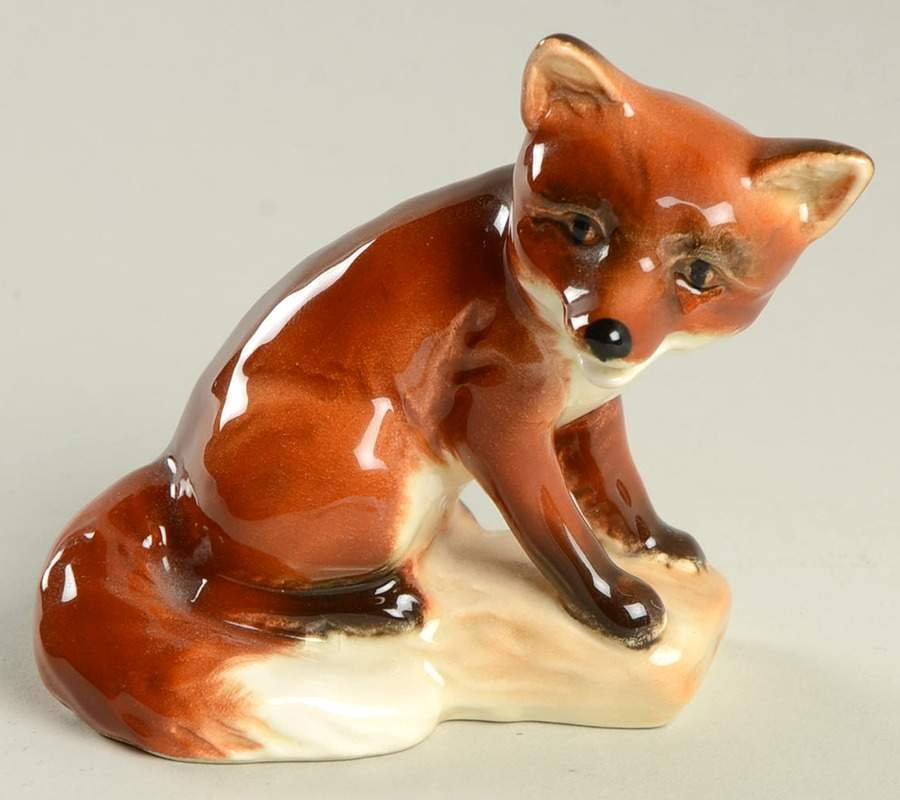 Animals-Figurines Fox - Boxed by Goebel-1