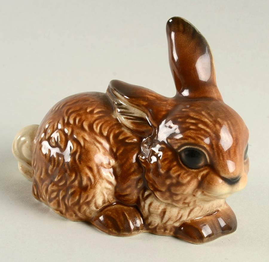 Animals-Figurines Bunny-Resting - No Box by Goebel-1