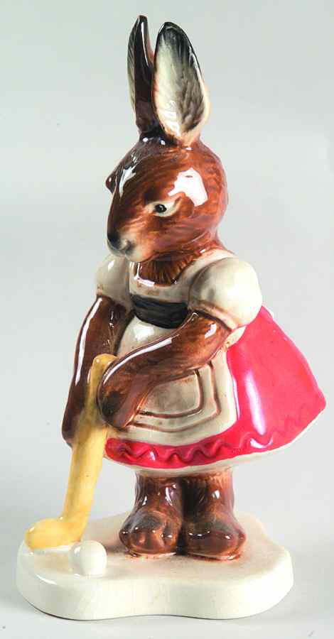 Bavarian Bunnies Elsa-Golfing - No Box by Goebel-1