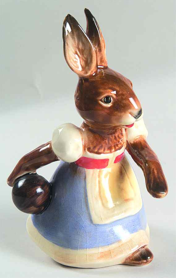 Bavarian Bunnies Girl Bunny Bowli Ng - Boxed by Goebel-1