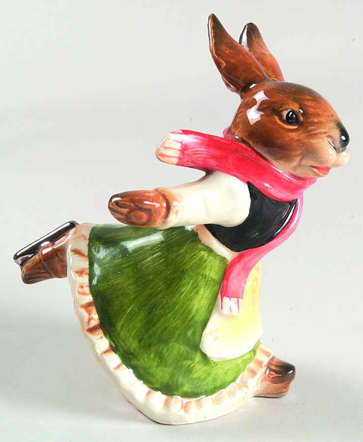 Bavarian Bunnies Sonia-Skating - Boxed by Goebel-1