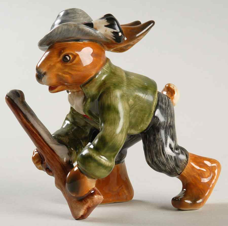 Bavarian Bunnies Klaus-Hunter - No Box by Goebel-1