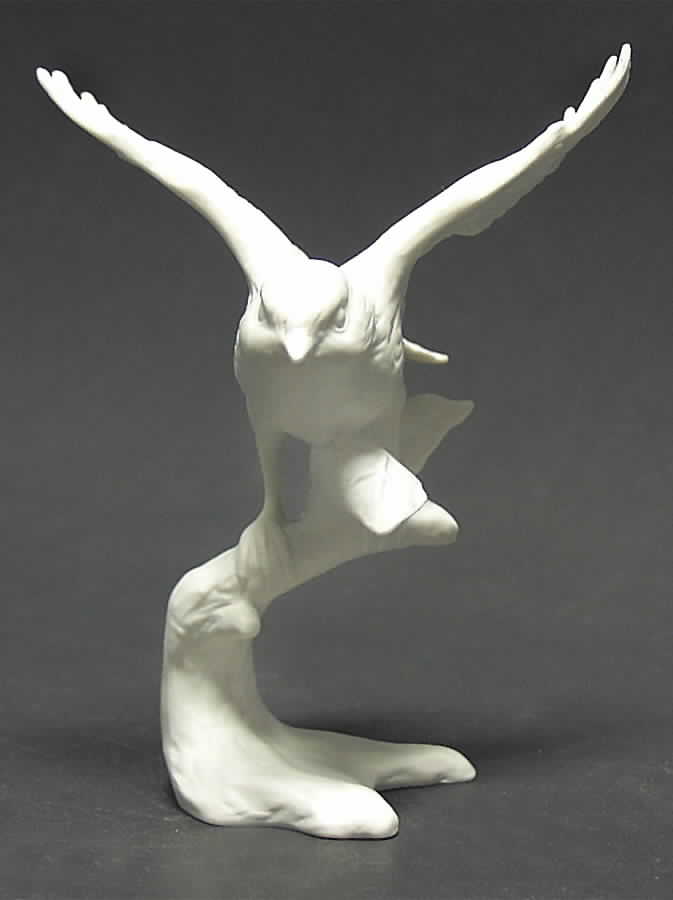All White Figurines Woodpecker-Matte - Boxed by Goebel-1