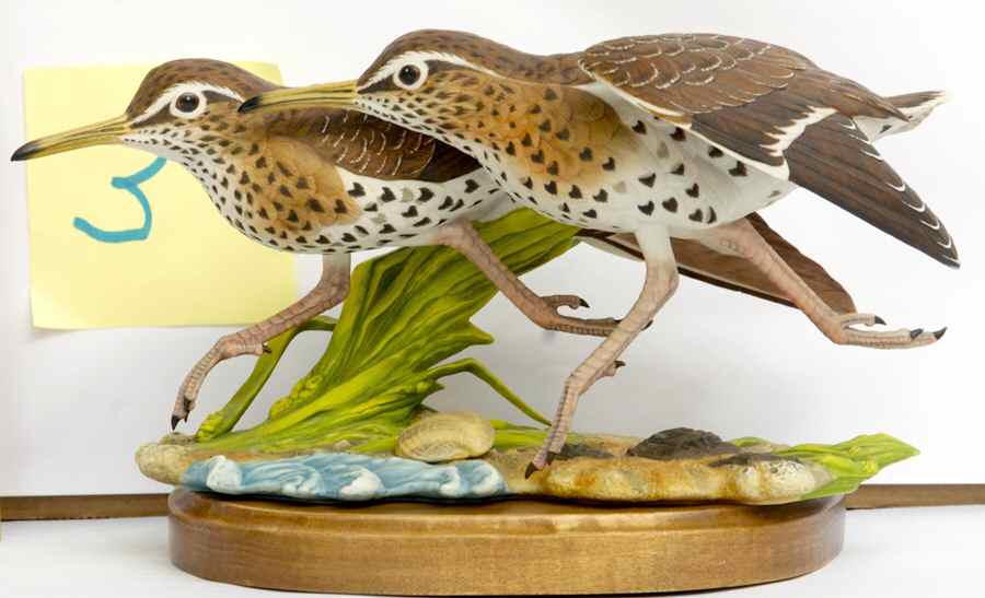 Wings of the Wetlands On The Run-Spotted Sandpipers - No Box by Goebel-1