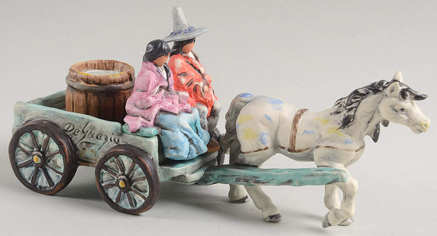 De Grazia Figurines Water Wagon - Boxed by Goebel-1