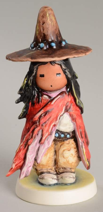 De Grazia Figurines Navajo Boy - No Box by Goebel-1
