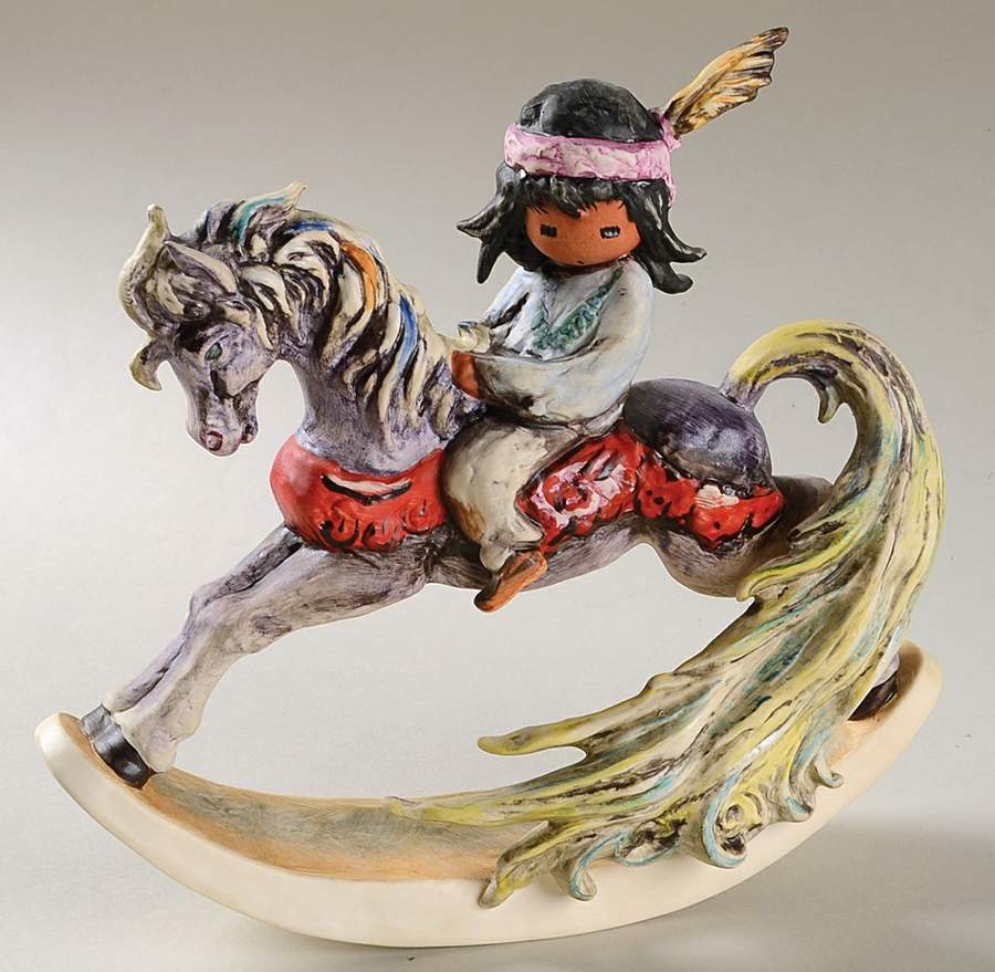 De Grazia Figurines My Beautiful Rockinghorse - Boxed by Goebel-1