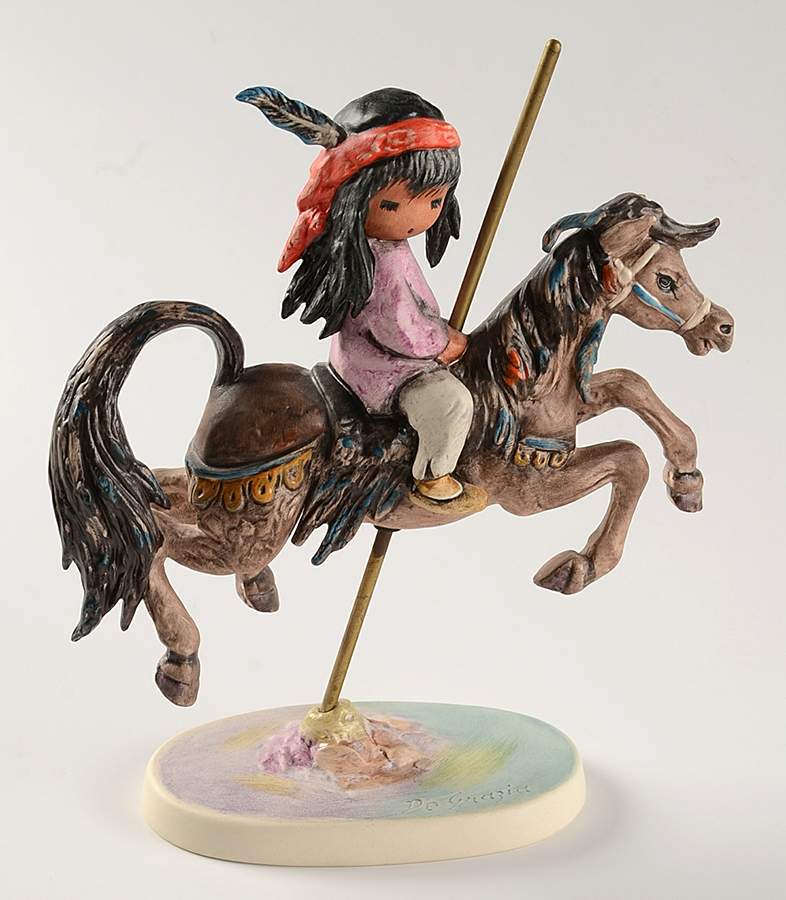 De Grazia Figurines Merry Little Indian - No Box by Goebel-1