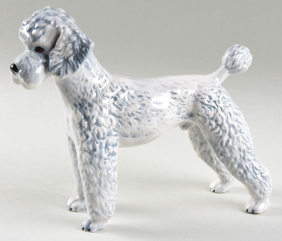 Dogs White/Blue Poodle - No Box by Goebel-1