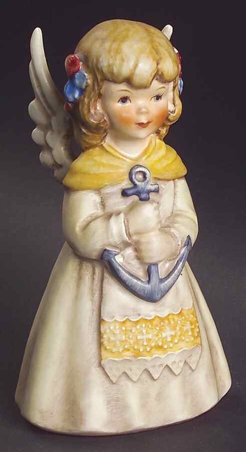 Janet Robson Figurines Angel With Anchor - Boxed by Goebel-1